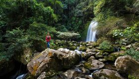 Nam Kat Yorla Waterfalls and Nature in Laos